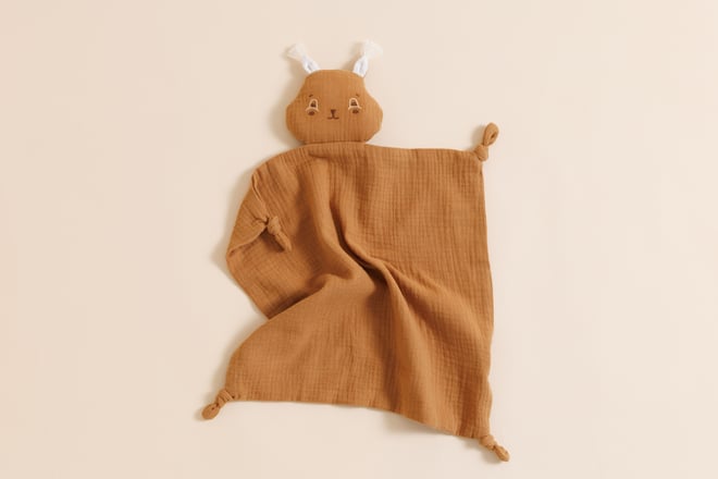 Doudou Écureuil Caramel