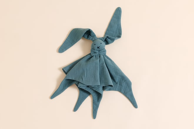 Mineral Blue Rabbit Comforter