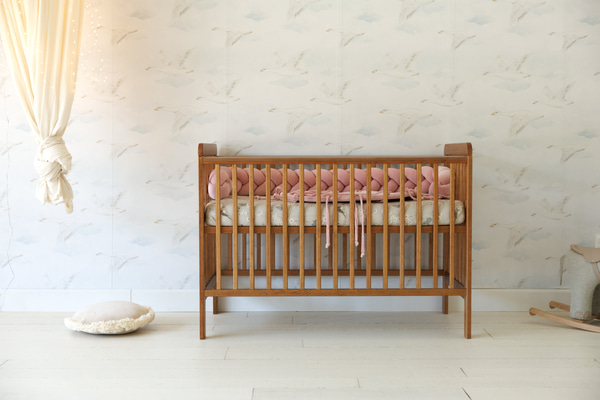 Cocoon-Babynestchen Geflochten Powder Pink