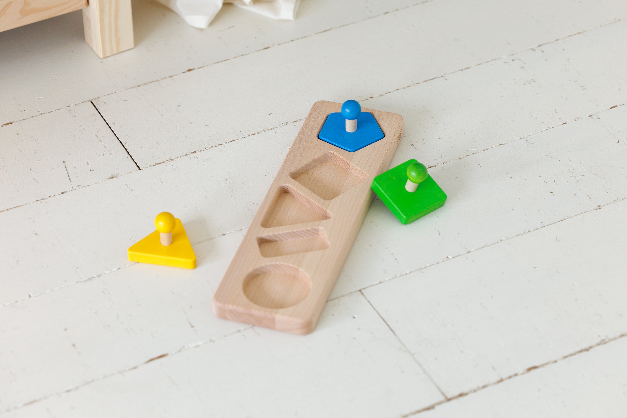 Puzzle de formas multicolor Puzzle de formas multicolor
