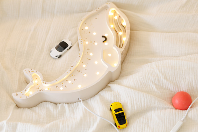 Lampa Little Lights Velryba LED