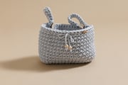 Bolsa de Almacenamiento de ganchillo - Gris