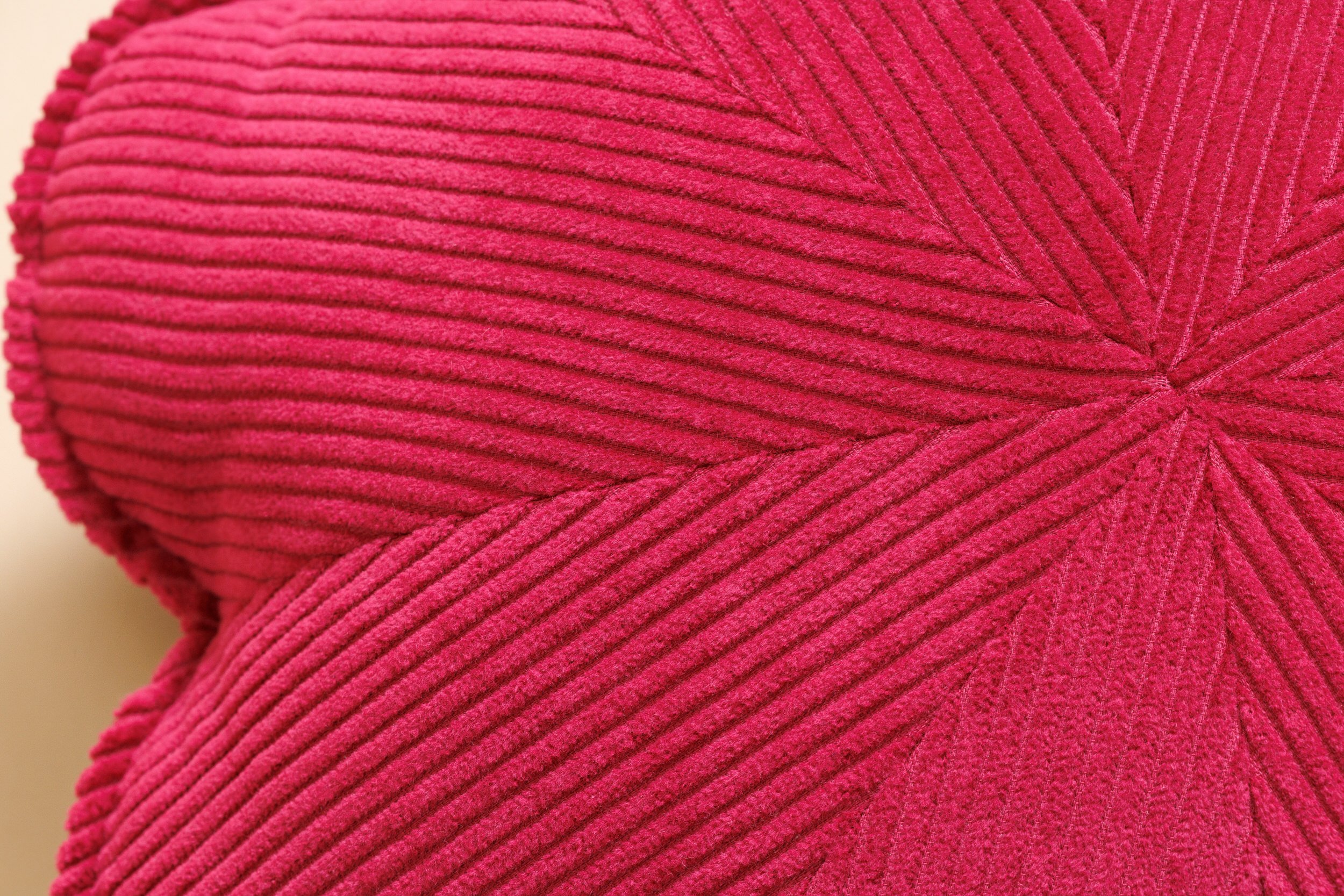 Raspberry Flower Corduroy Cushion Raspberry Flower Corduroy Cushion