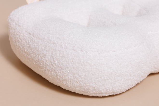 Coussin Lettre B - Boho Vanille