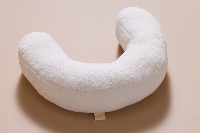 Polštář Písmeno C - Bouclé Off White