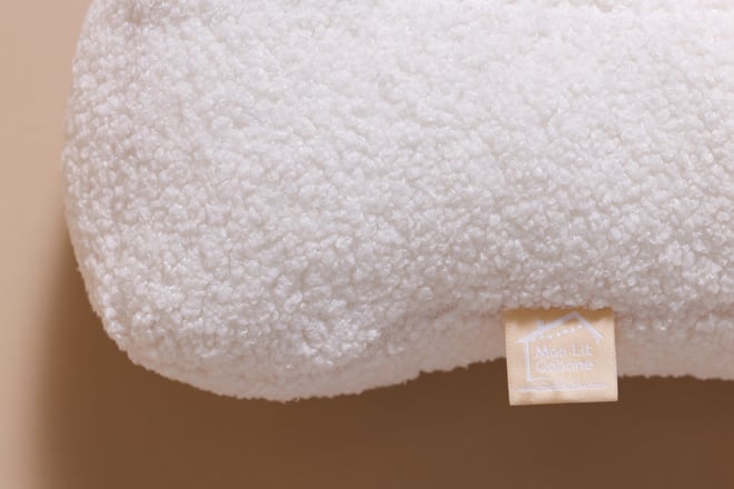 Coussin Lettre I - Boho Vanille