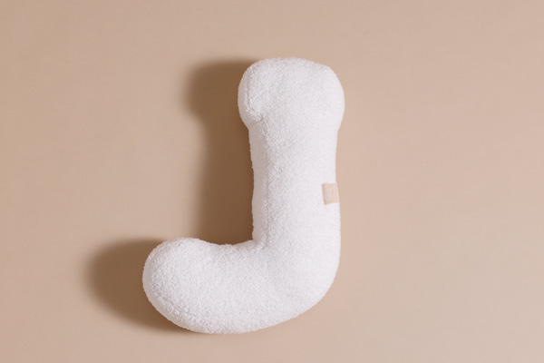Letter Cushion J - Boho Vanilla