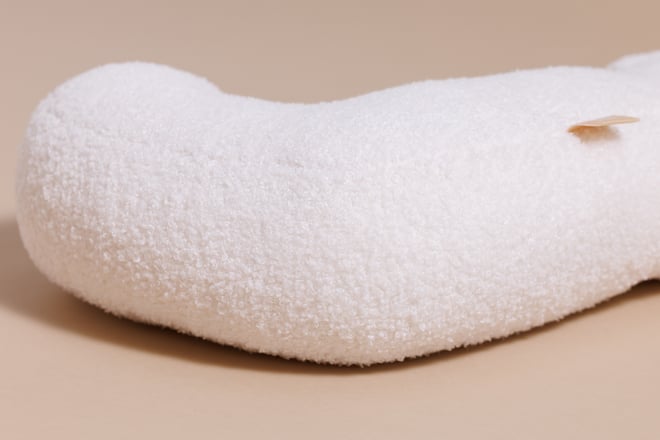 Coussin Lettre J - Boho Vanille
