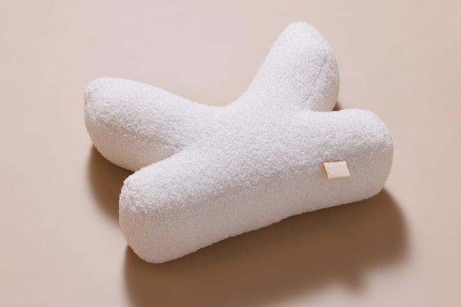 Coussin Lettre K - Boho Vanille