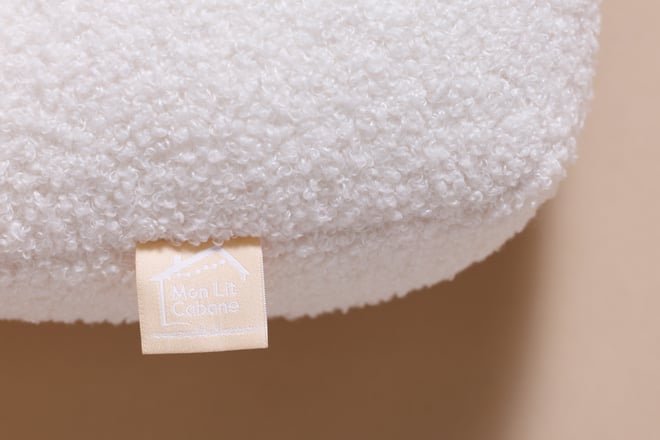 Cuscino Lettera L - Boho Vaniglia