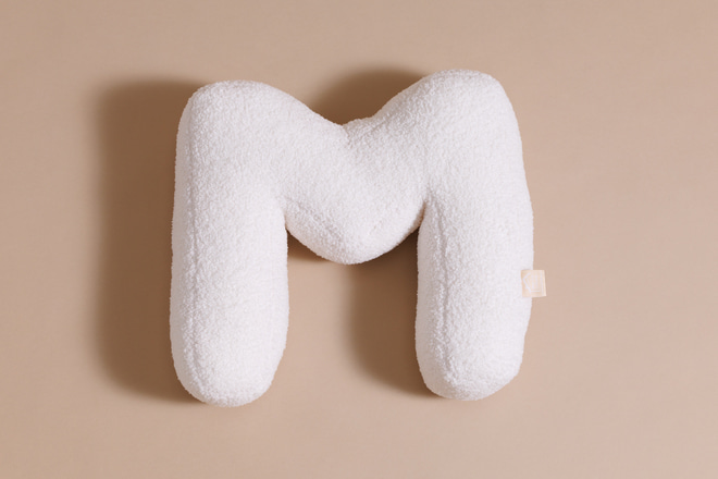 Letter Cushion M - Boho Vanilla