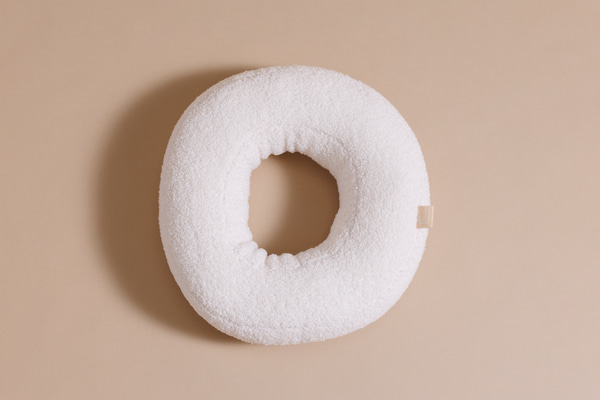 Letter Cushion O - Boho Vanilla