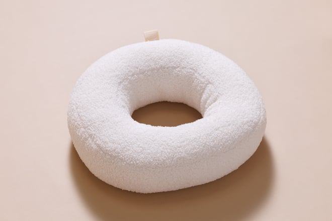 Coussin Lettre O - Boho Vanille