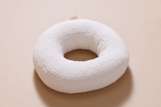 Coussin Lettre O - Boho Vanille