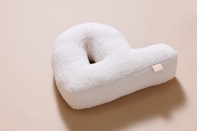 Letter Cushion P - Boho Vanilla