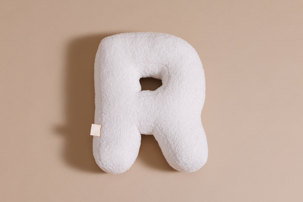 Letter Cushion R - Boho Vanilla