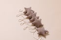 Corduroy Stars Garland Cappuccino