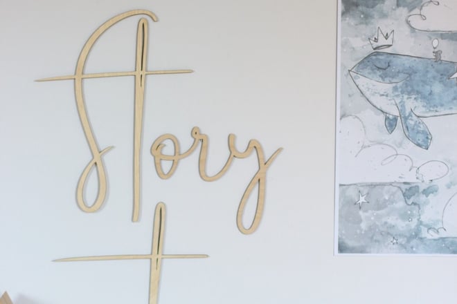 Decorazione murale To the moon and back