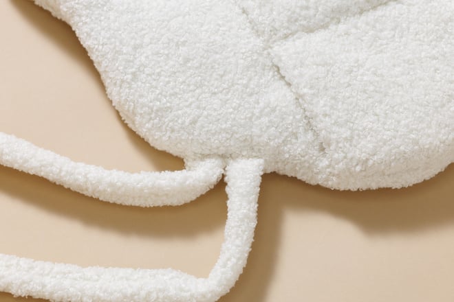 Tasca per letto Nuvola - Boucle Vaniglia