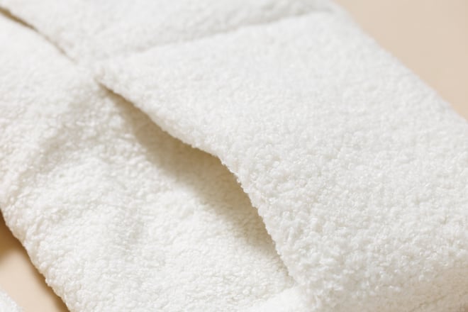 Tasca per letto - Boucle Vaniglia
