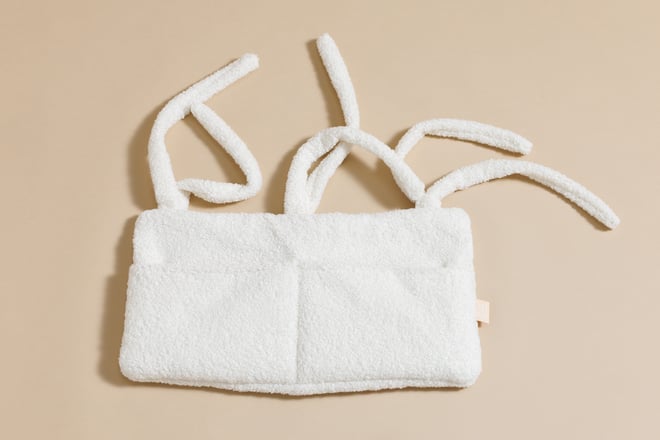 Tasca per letto - Boucle Vaniglia
