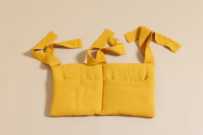 Pochette de Rangement Lit - Moutarde