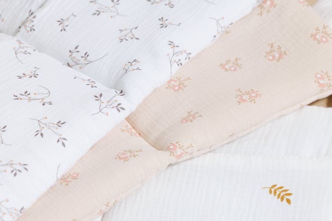 Bolsa de Almacenamiento Cama - Flores Vintage