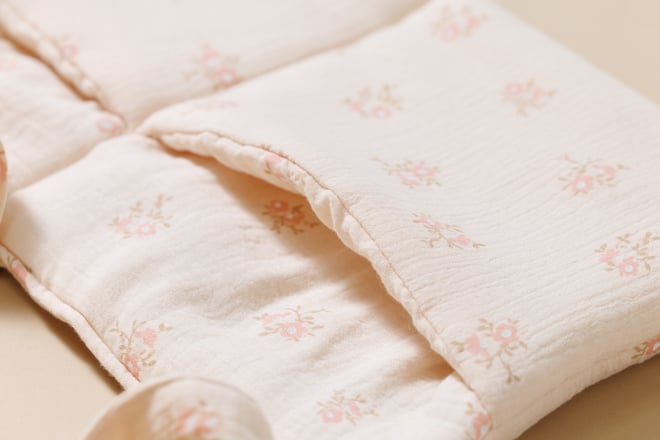 Bolsa de Almacenamiento Cama - Flores Vintage