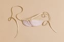 Powder Pink and Gold Linen Garland