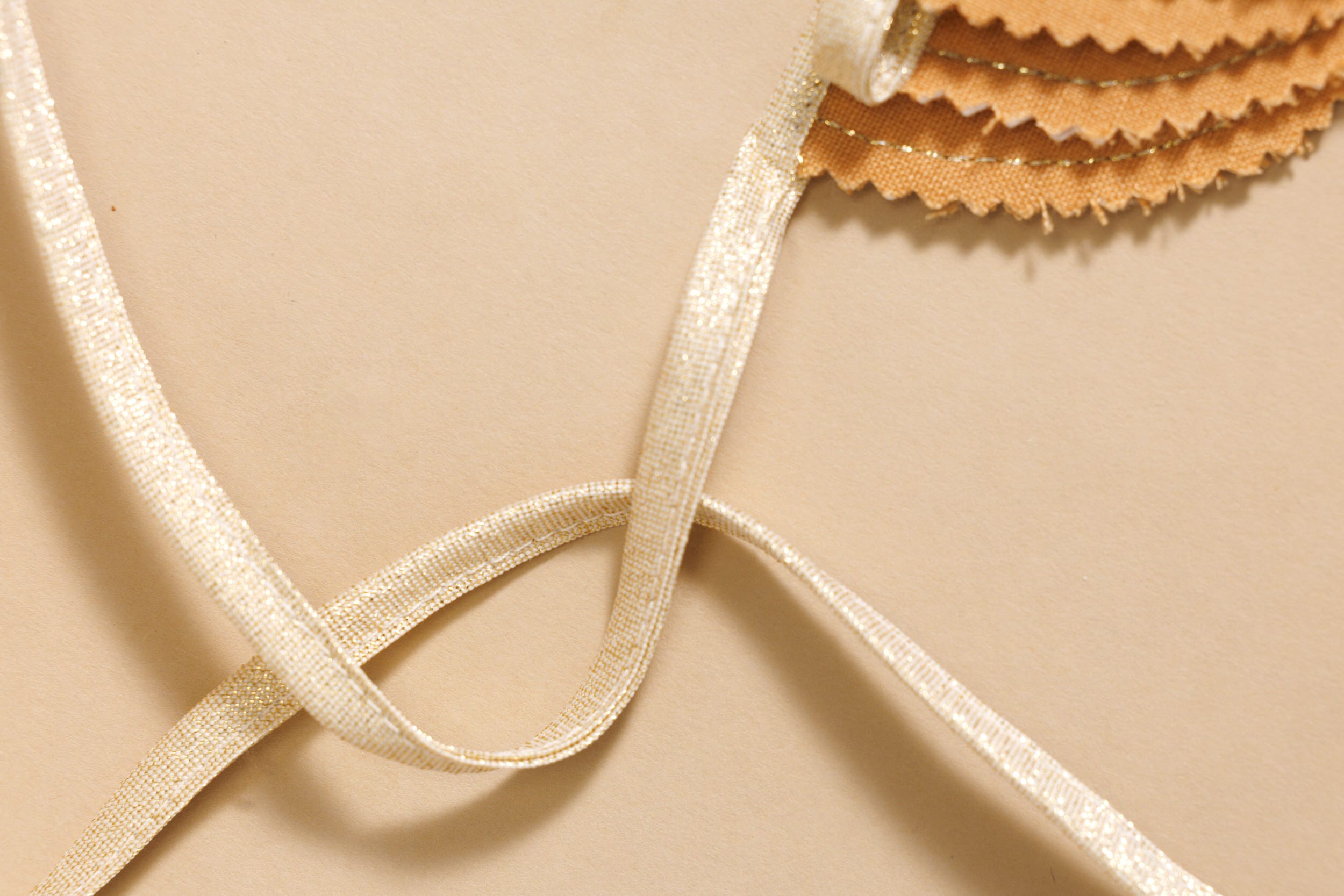 Caramel and Gold Linen Garland Caramel and Gold Linen Garland
