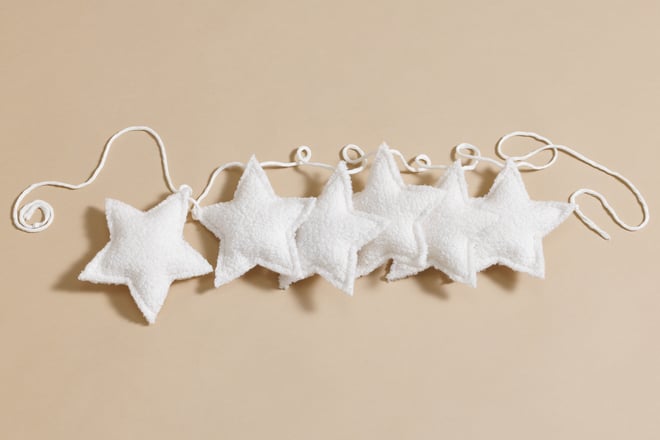 Guirnalda de Estrellas Bouclé - Vainilla