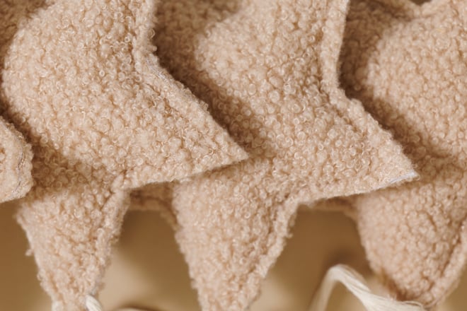 Guirnalda de Estrellas Bouclé - Chocolate