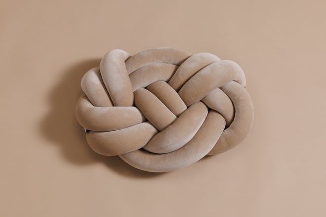 Coussin Noeud Cappuccino