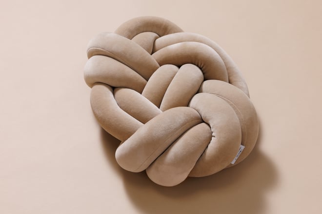Cojín Nudo Cappuccino