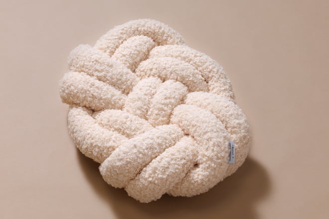 Cuscino Annodato Boucle