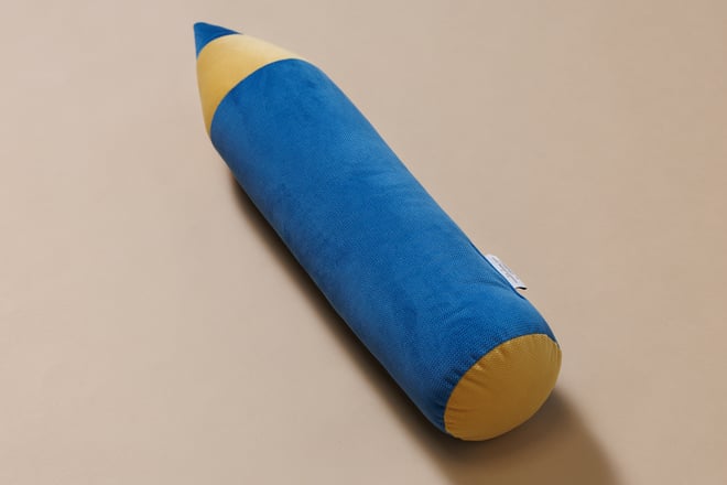 Bleistiftkissen - Ozeanblau