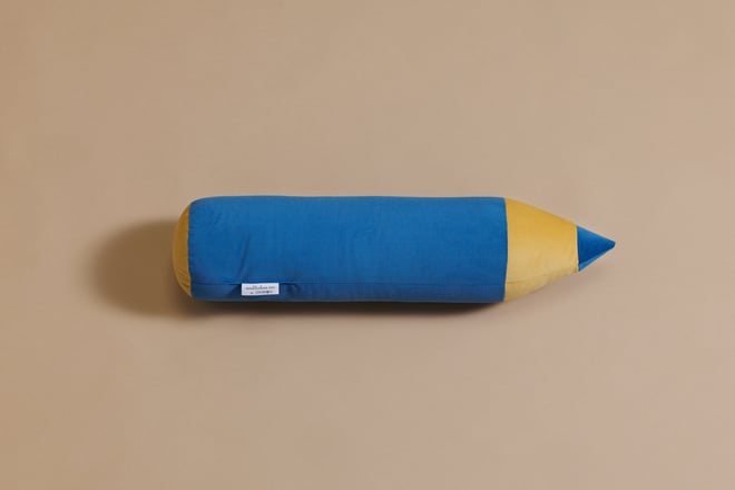 Cuscino Matita Blu Oceano