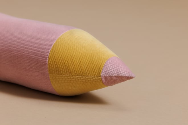 Cuscino Matita Rosa Cipria