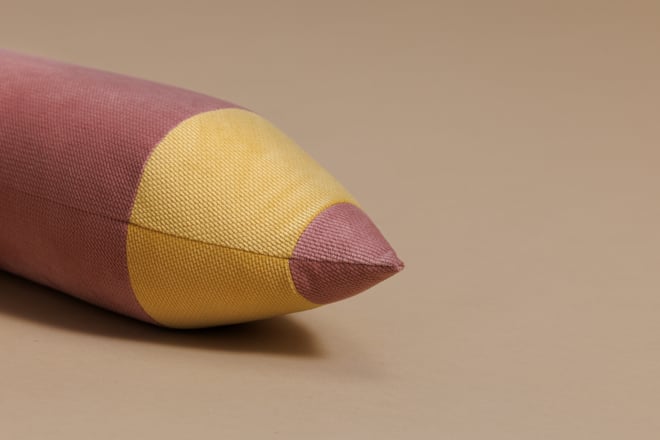 Almofada Lápis Rosa Antigo