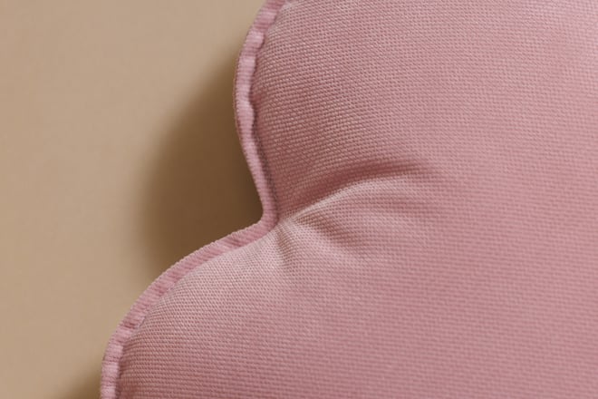 Coussin Nuage Rose Poudré