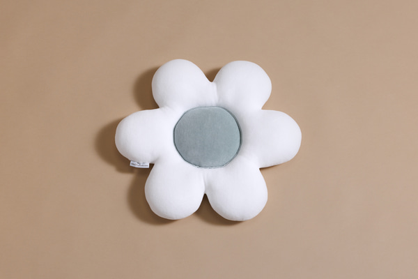 Almofada Daisy em veludo - Verde