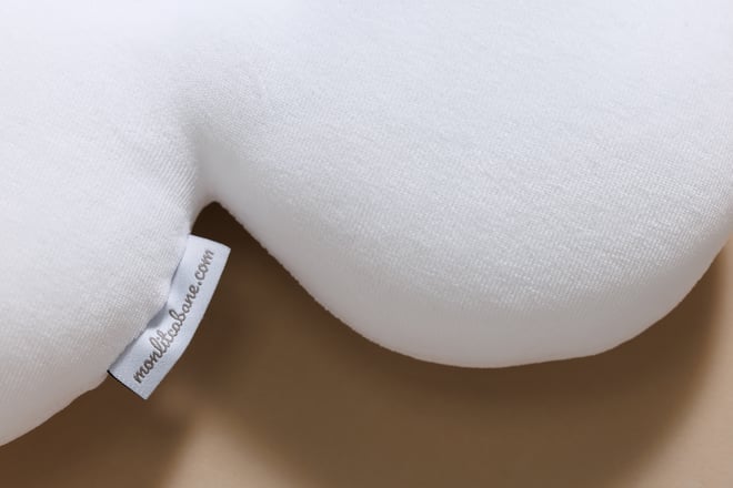 Coussin Marguerite en Velours - Vert Sauge