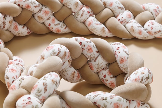 Contorno de Cama 4 cordas - Boho Cappuccino 