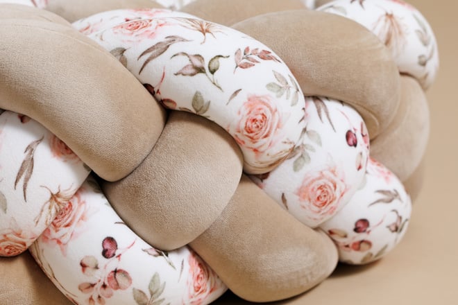 Contorno de Cama 4 cordas - Boho Cappuccino 