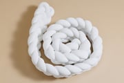 White Bed Bumper - 4 Ropes