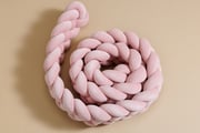 Paracolpi intrecciato 4 spighe - Powder Pink