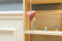 Samt-Dreiecksgirlande in Creme und Rosa