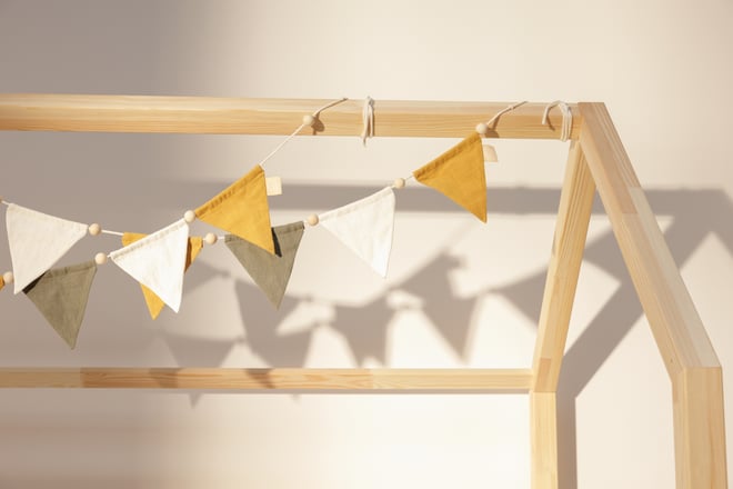 Sunshine-Girlande Khaki