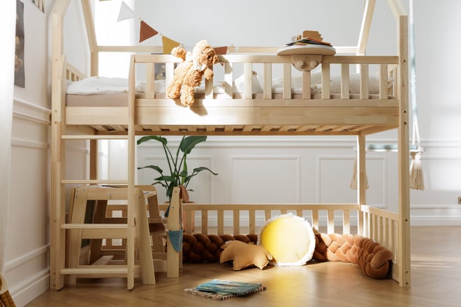Cinnamon Bed Bumper - 4 Ropes