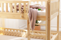 Zweiseitige Musselin-Baumwolle und Bouclé-Decke - Hellrosa